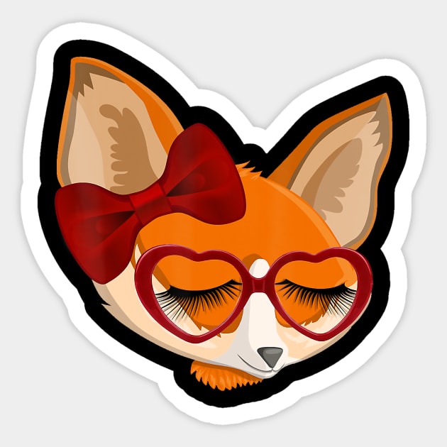 Cute Fox Animal Lover Sticker by JaydeMargulies